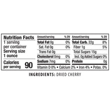 Load image into Gallery viewer, Dried Cherries Snack Packs & Multi-Serving Bags