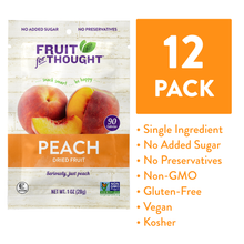 Load image into Gallery viewer, Dried Peach Snack Packs & Multi-Serving Bags
