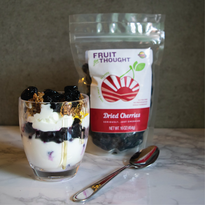 Dried Cherries Parfait