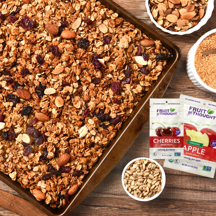 Fall-Inspired Dried Fruit and Nut Granola Recipe