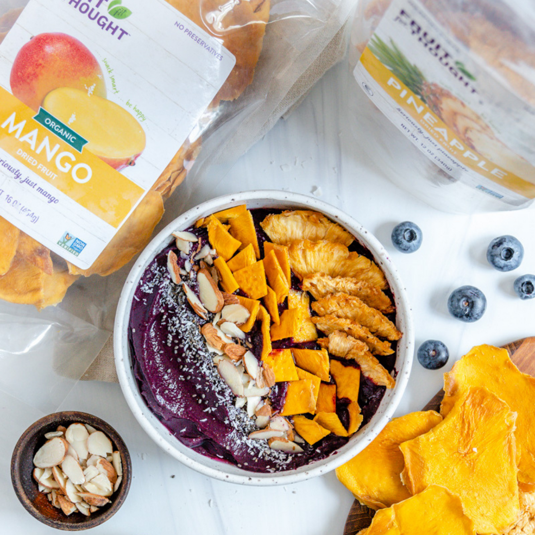 Simple Blueberry Smoothie Bowl