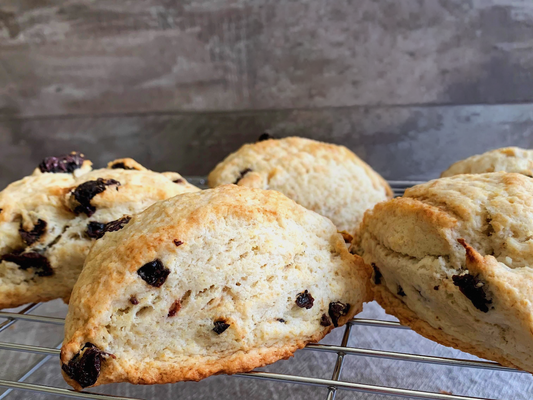 Cream and Cherry Scones