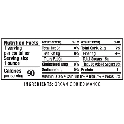 Organic Dried Mango Snack Packs & Multi-Serving Bags