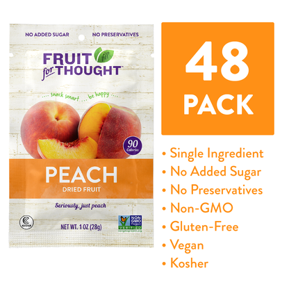 Dried Peach Snack Packs & Multi-Serving Bags